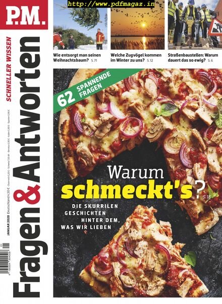 P.M Fragen & Antworten – Januar 2020 Cover