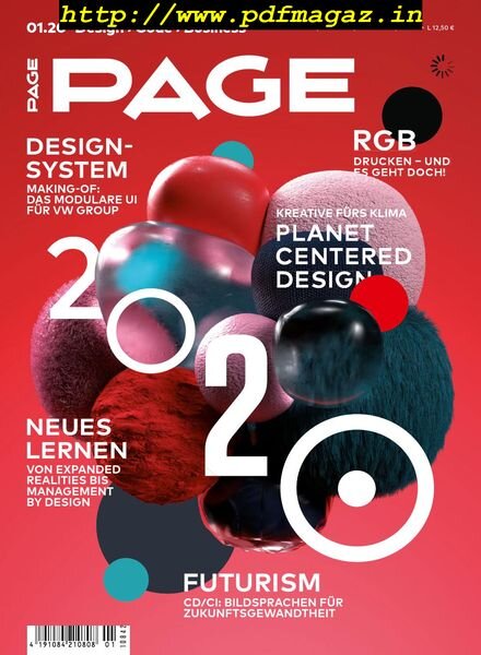 Page – November 2019 Cover
