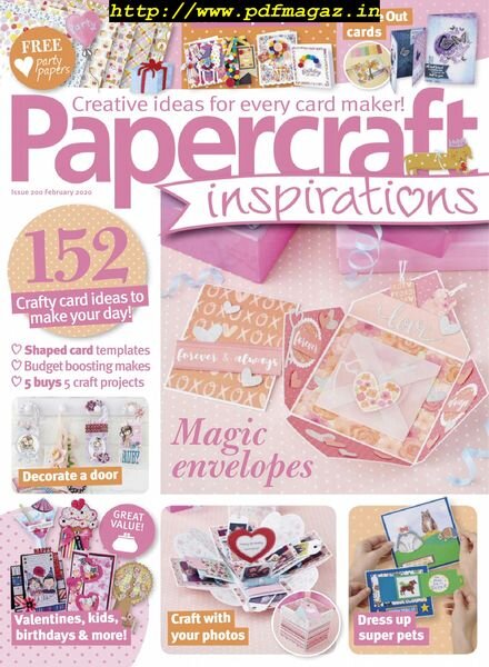PaperCraft Inspirations – February 2020 Cover