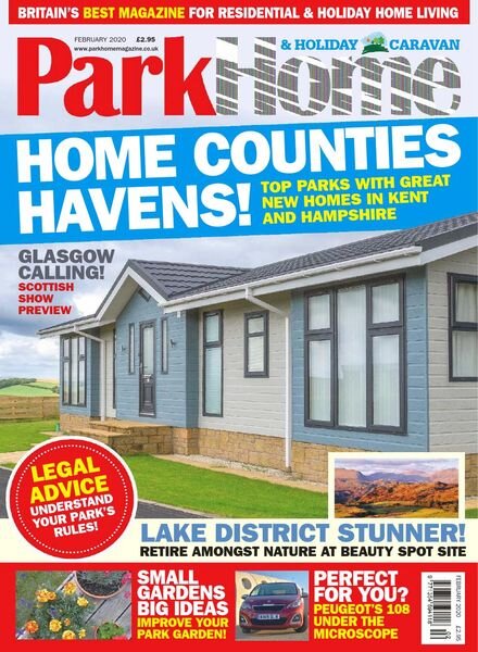 Park Home & Holiday Caravan – February 2020 Cover