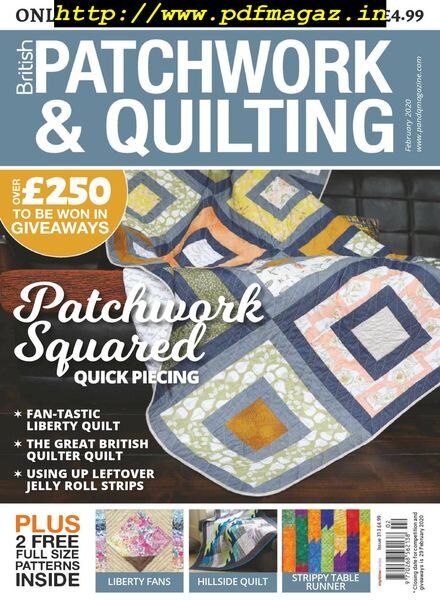 Patchwork & Quilting UK – February 2020 Cover