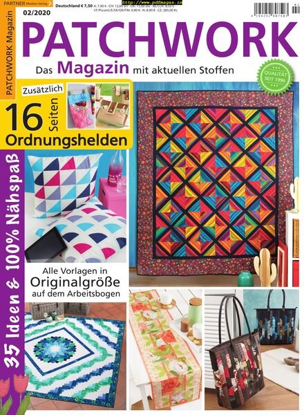 Patchwork Magazin – Februar 2020 Cover