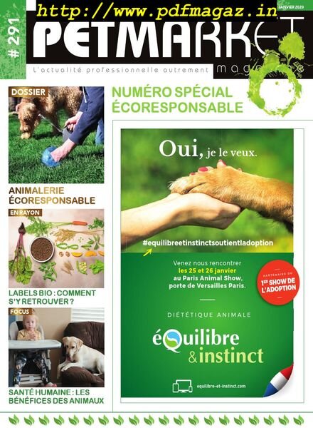 Petmarket – janvier 2020 Cover