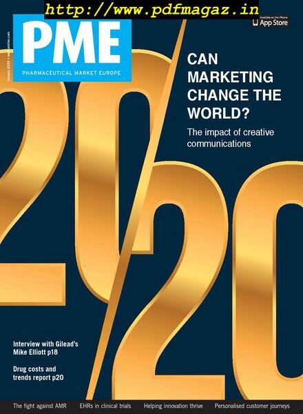 Pharmaceutical Market Europe – January 2020 Cover