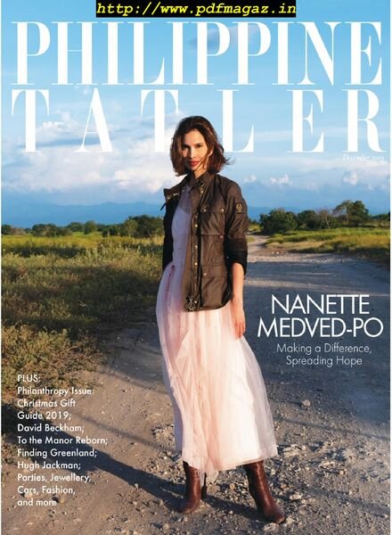 Philippine Tatler – December 2019 Cover