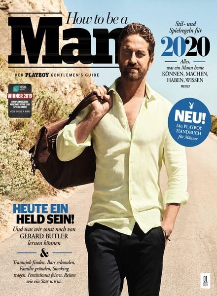 Playboy Germany Spezial – How to be a Man – November 2019 Cover