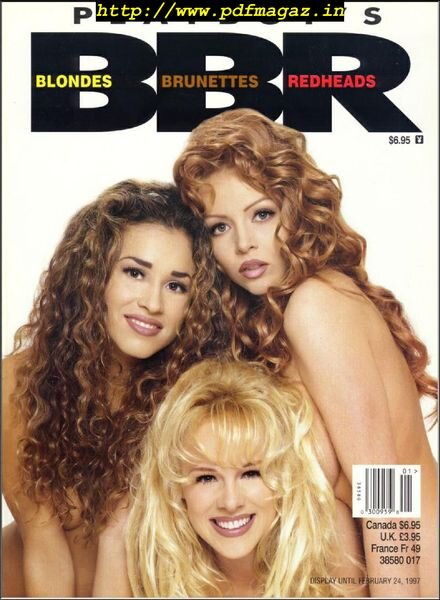 Playboy Special Editions – Blondes, Brunettes & Redheads February 1997 Cover