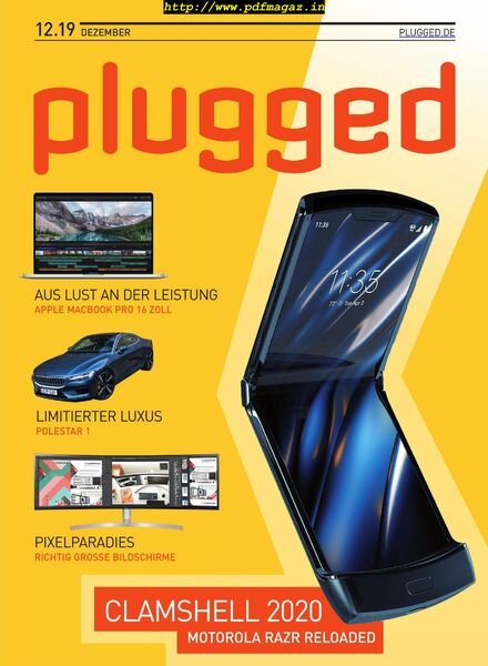 Plugged – Dezember 2019 Cover