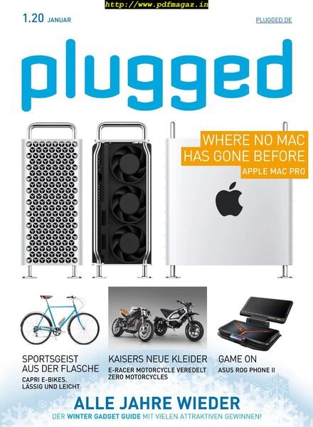 Plugged – Januar 2020 Cover
