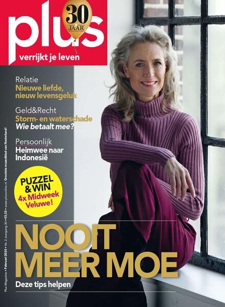 Plus Magazine Netherlands – Februari 2020 Cover