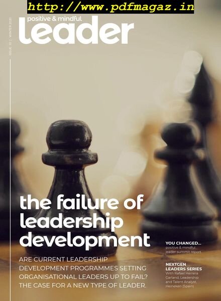 Positive & Mindful Leader – Issue 10 – Winter 2020 Cover
