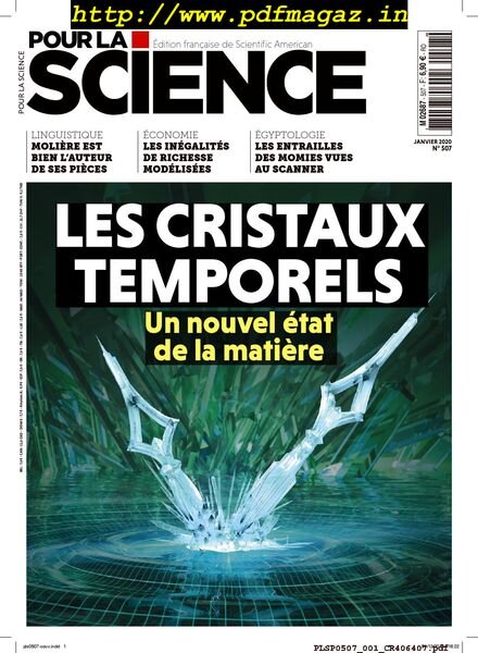 Pour la Science – fevrier 2020 Cover