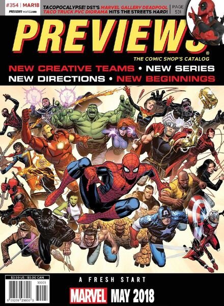 PREVIEWS – March 2018 Cover