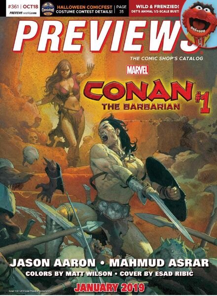 PREVIEWS – October 2018 Cover