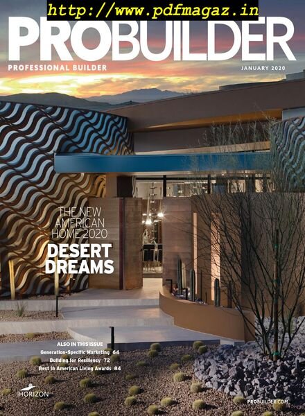 Professional Builder – January 2020 Cover