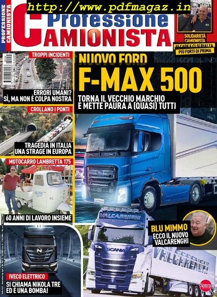 Professione Camionista – Gennaio 2020 Cover