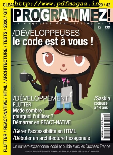 Programmez! – janvier 2020 Cover