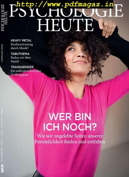 Psychologie Heute – Februar 2020 Cover