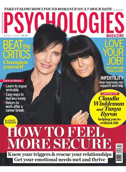 Psychologies UK – March 2020 Cover