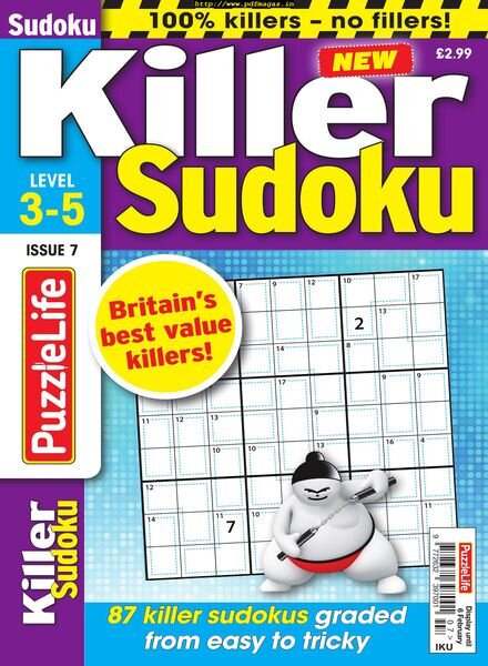 PuzzleLife Killer Sudoku – 09 January 2020 Cover