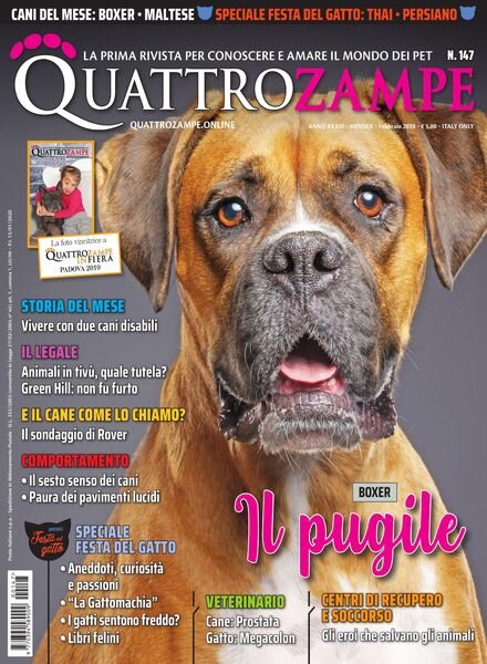 QuattroZampe – Febbraio 2020 Cover