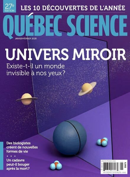 Quebec Science – Janvier-Fevrier 2020 Cover