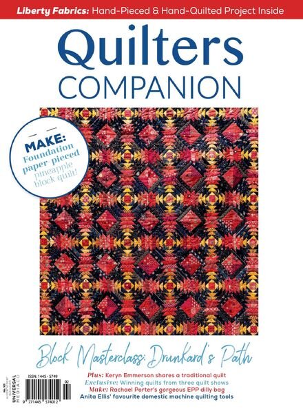 Quilters Companion – January 2020 Cover
