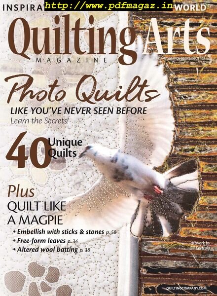 Quilting Arts – February-March 2020 Cover