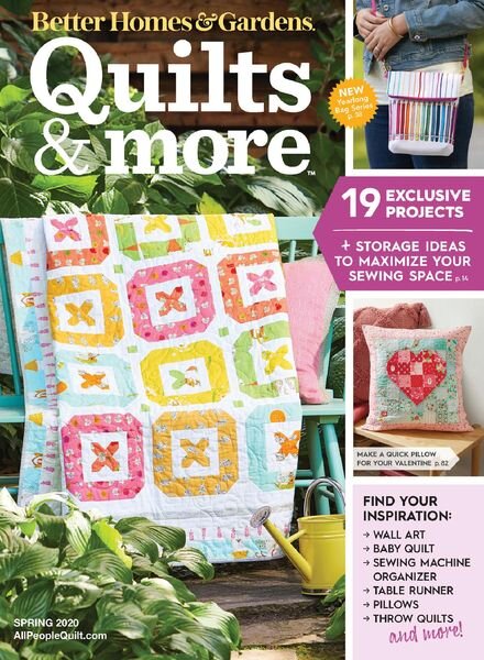 Quilts and More – January 2020 Cover