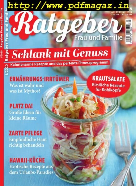Ratgeber Frau und Familie – Dezember 2019 Cover