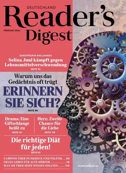Reader’s Digest Germany – Februar 2020 Cover