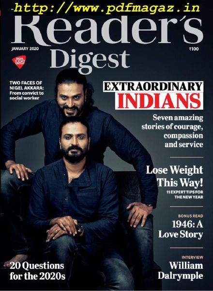 Reader’s Digest India – January 2020 Cover