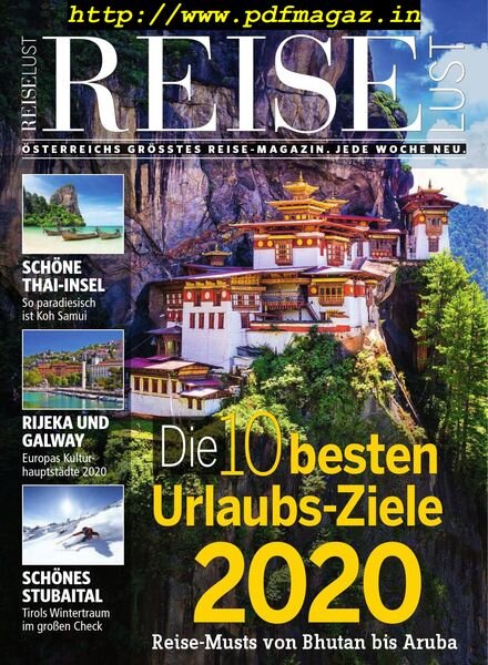 ReiseLust – 31 Dezember 2019 Cover