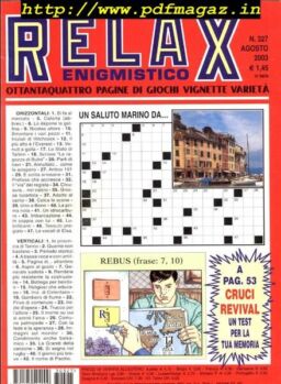 Relax Enigmistico – Agosto 2003