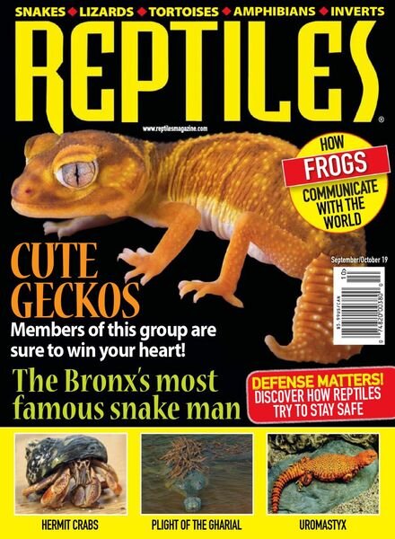 Reptiles – September-October 2019 Cover