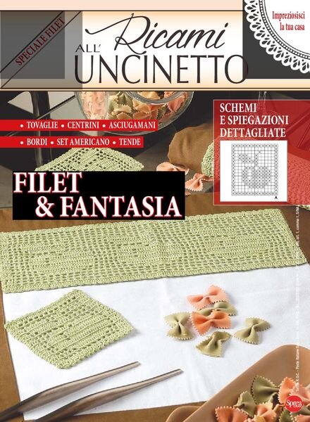 Ricami all’Uncinetto – Ottobre-Novembre 2017 Cover