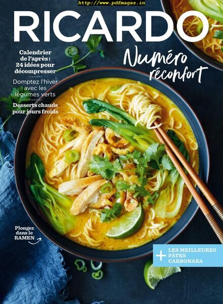 Ricardo – Decembre 2019 – Janvier 2020 Cover