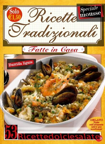 Ricette Tradizionali – Agosto-Settembre 2017 Cover