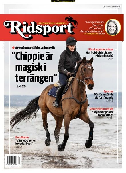 Ridsport – 19 december 2019 Cover