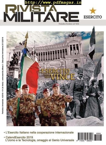 Rivista Militare – Dicembre 2018 Cover