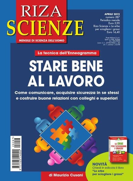 Riza Scienze – Aprile 2012 Cover