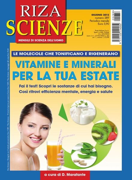 Riza Scienze – Giugno 2012 Cover