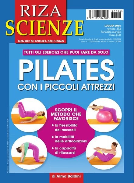 Riza Scienze – Luglio 2014 Cover