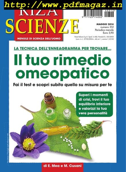 Riza Scienze – Maggio 2014 Cover