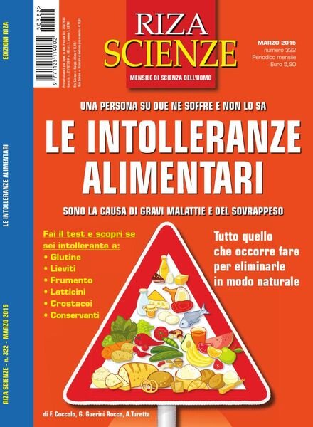 Riza Scienze – Marzo 2015 Cover
