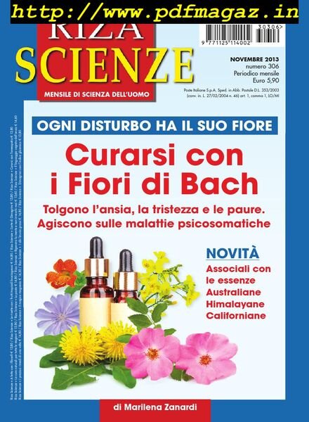 Riza Scienze – Novembre 2013 Cover