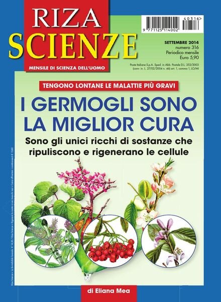 Riza Scienze – Settembre 2014 Cover