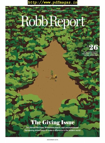Robb Report USA – December 2019 Cover