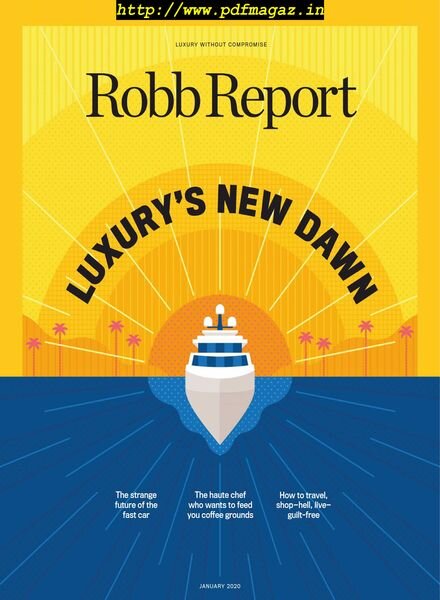 Robb Report USA – January 2020 Cover