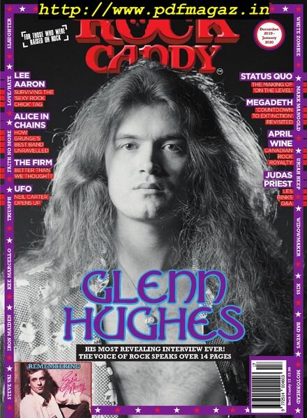 Rock Candy Magazine – Issue 17 – December 2019 – January 2020 Cover